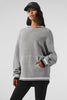 Sports Club Sweater Knit Hoodie - Athletic Heather Grey