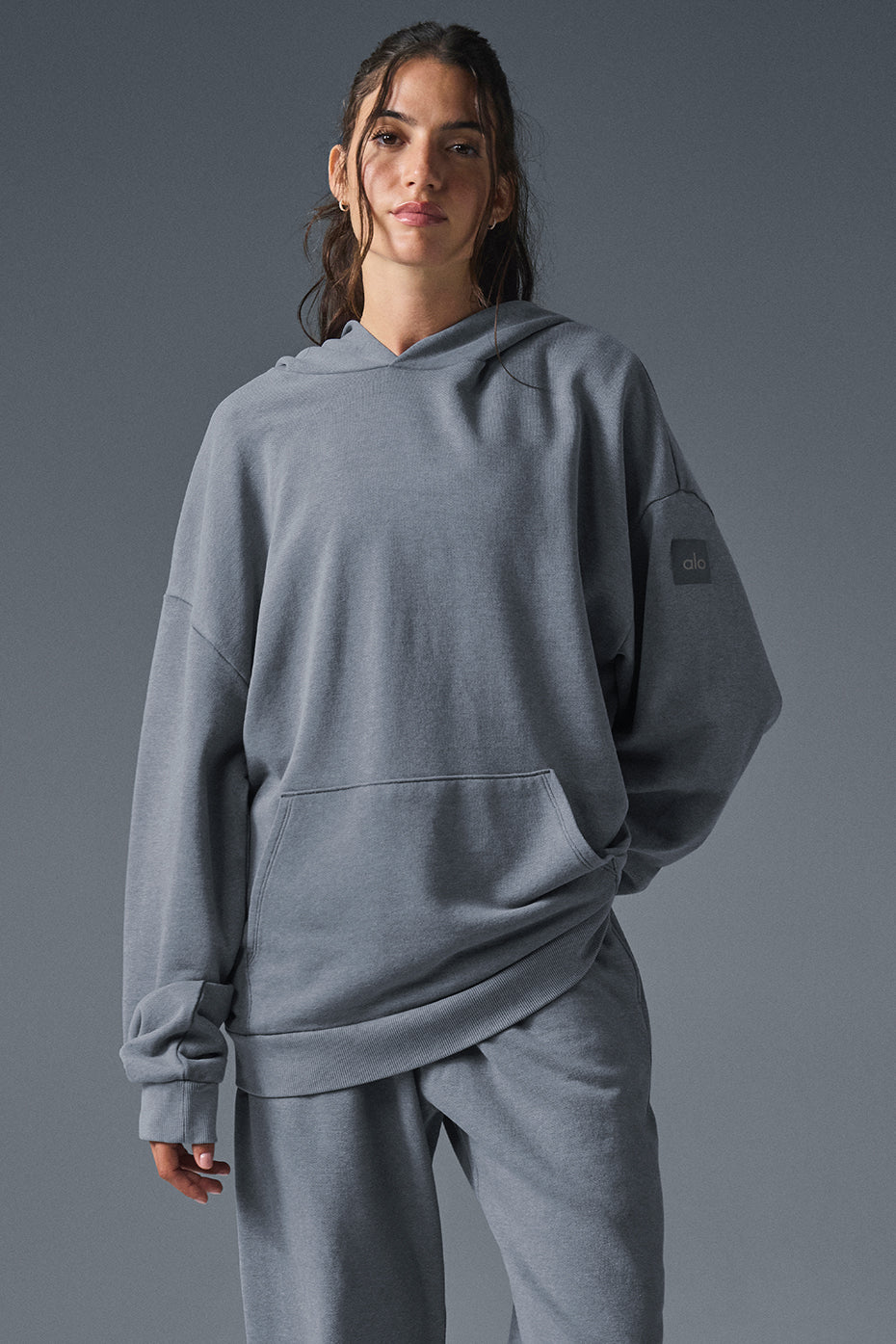 Chill Vintage Wash Hoodie - Steel Grey Wash